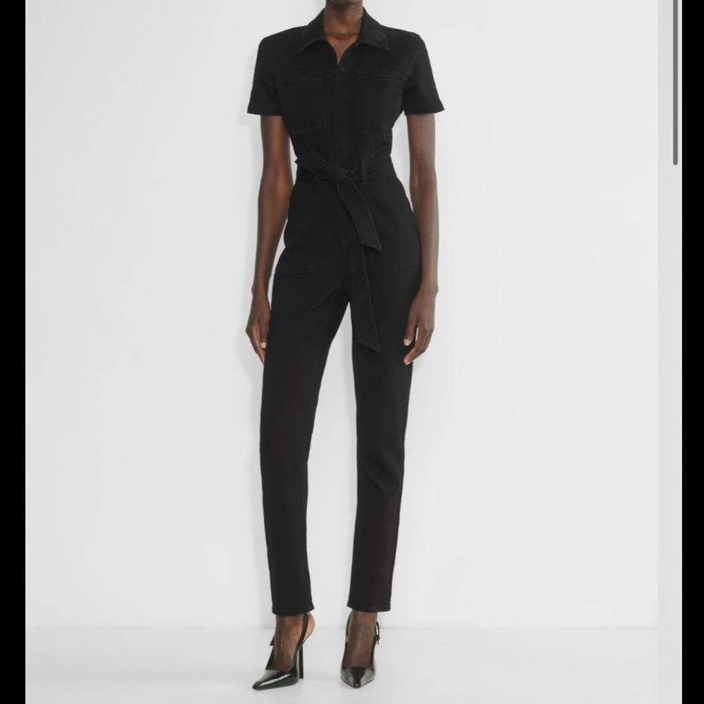 Aritzia Notice Denim Jumpsuit Size 00 NWT